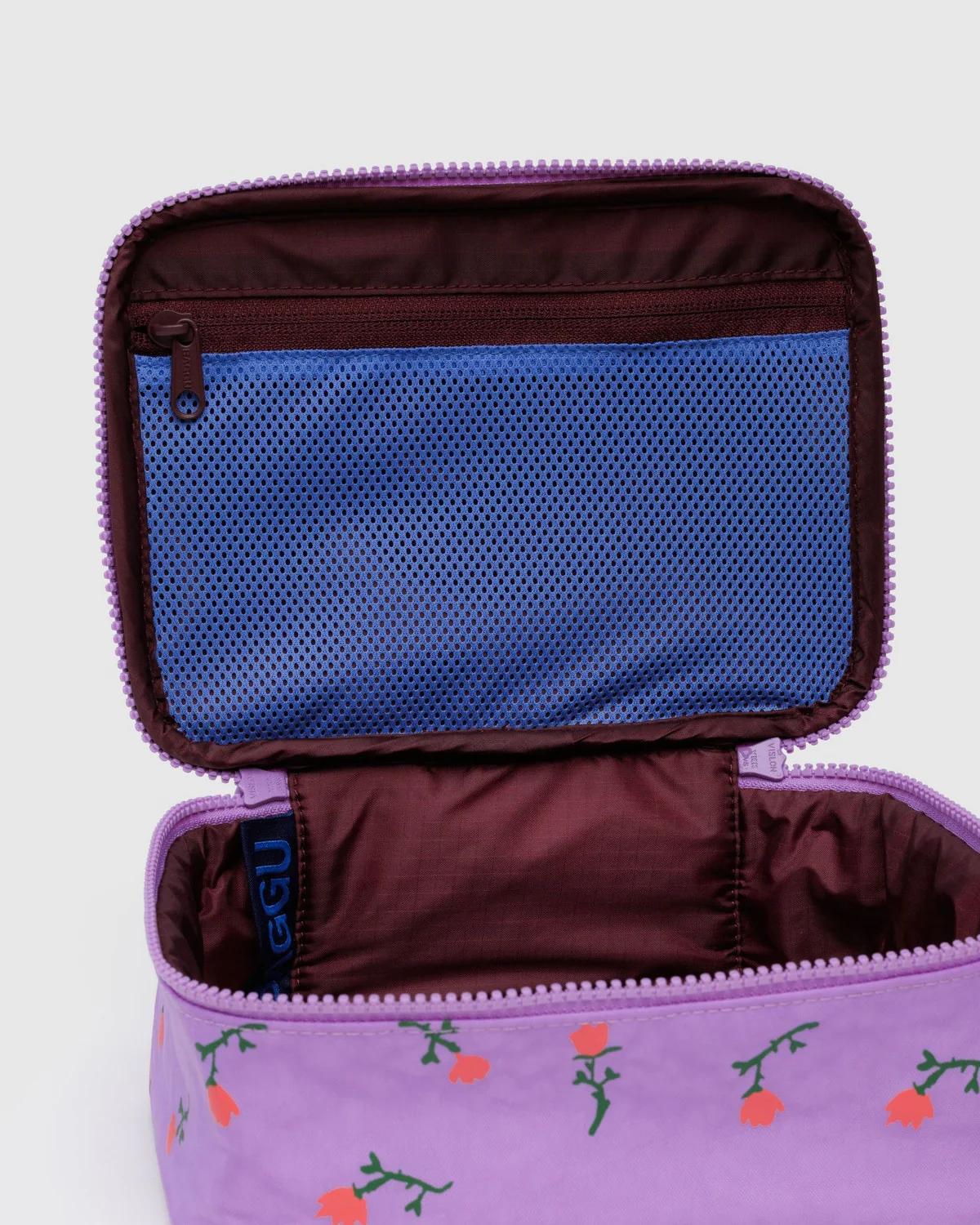 Small Cosmetic Case- Painted Wildflower - Image 3