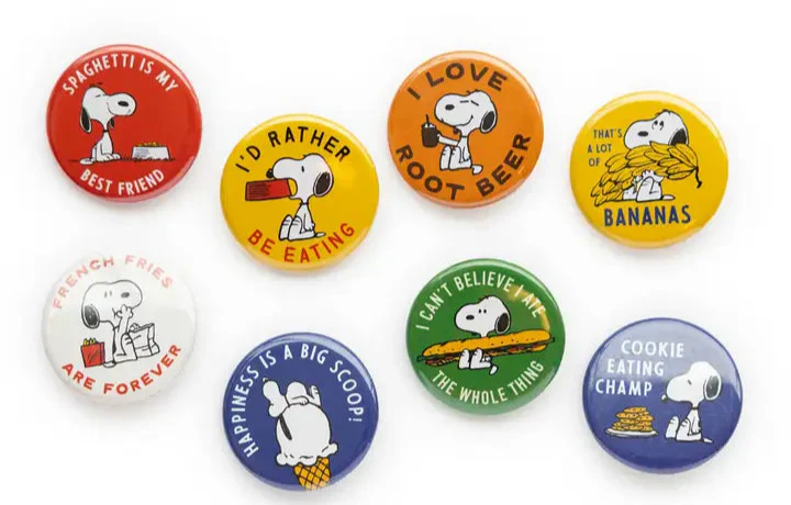 Snoopy Assorted Food Button