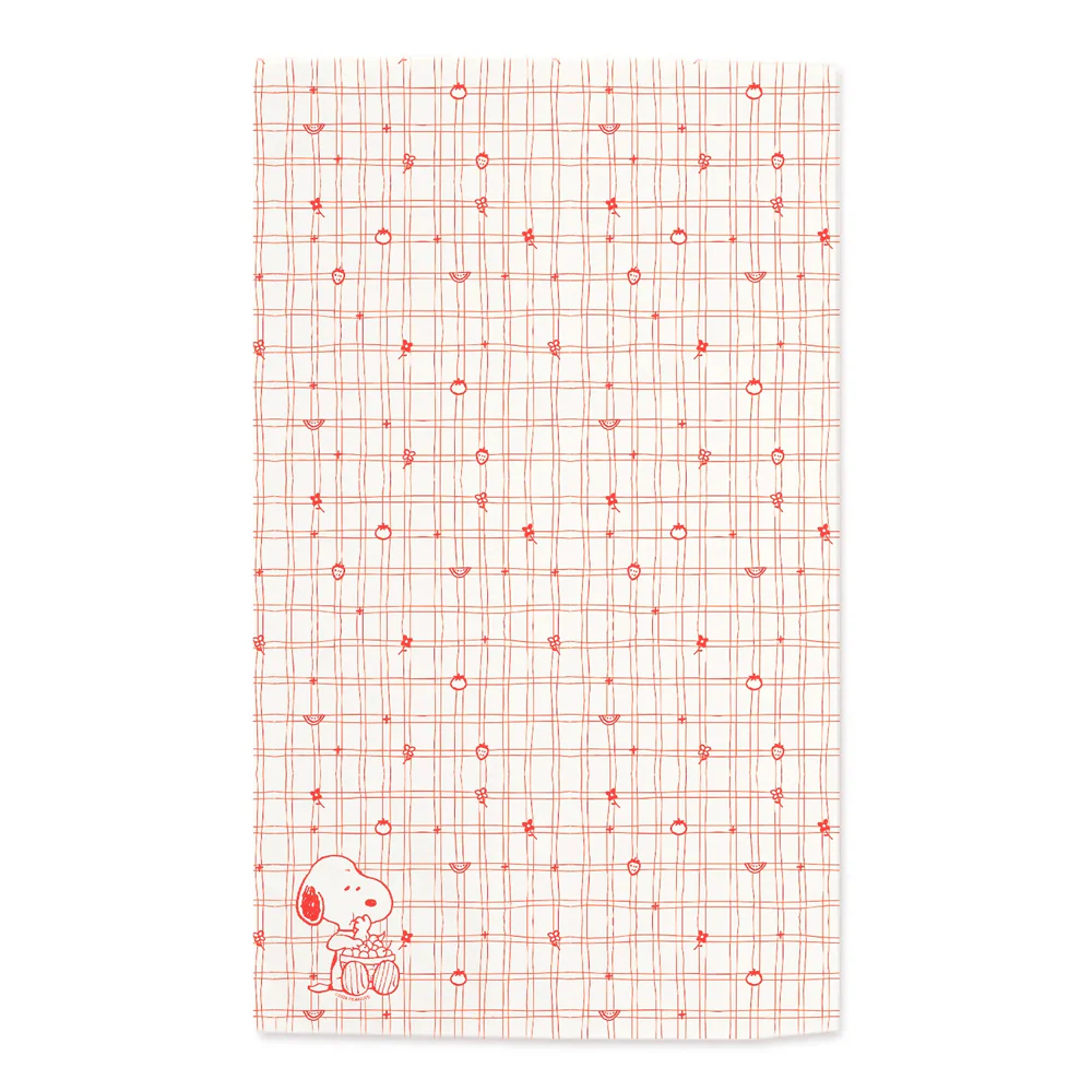 Snoopy Cherry Basket Tea Towel