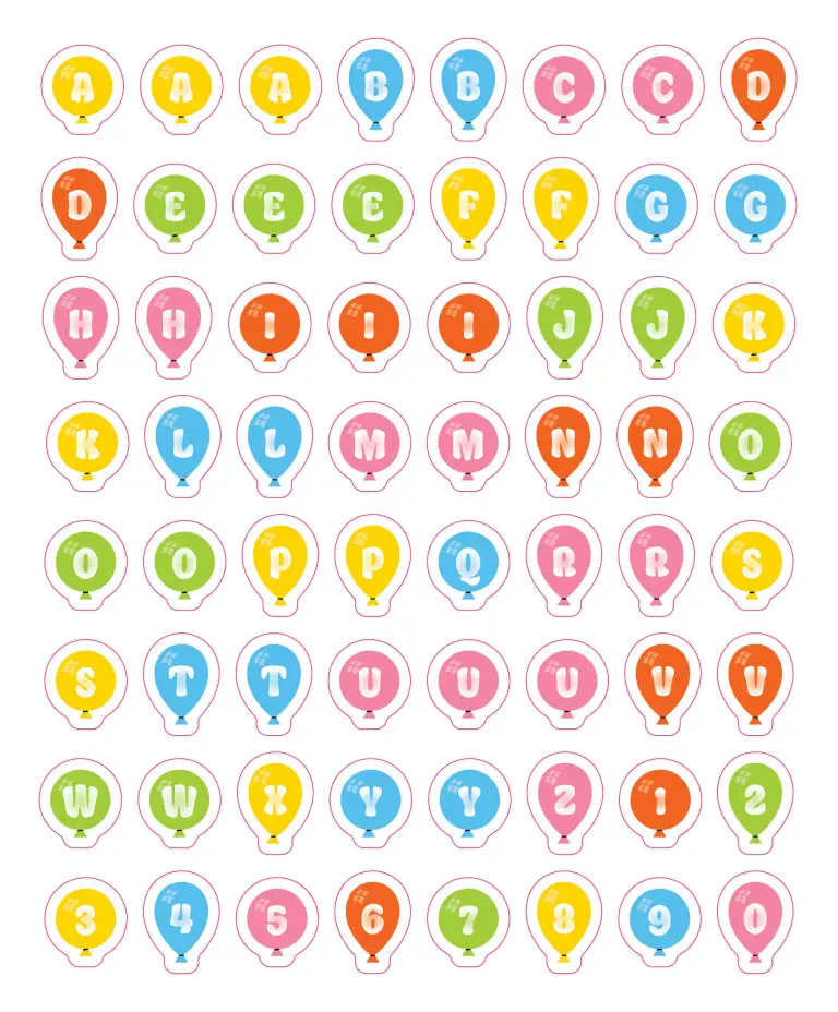 So Many Letters Stickers - Image 4