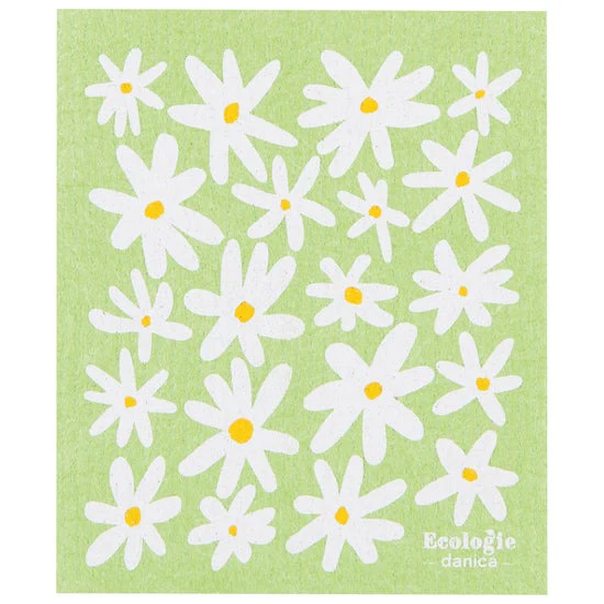 Swedish Dish Cloth - Daisies