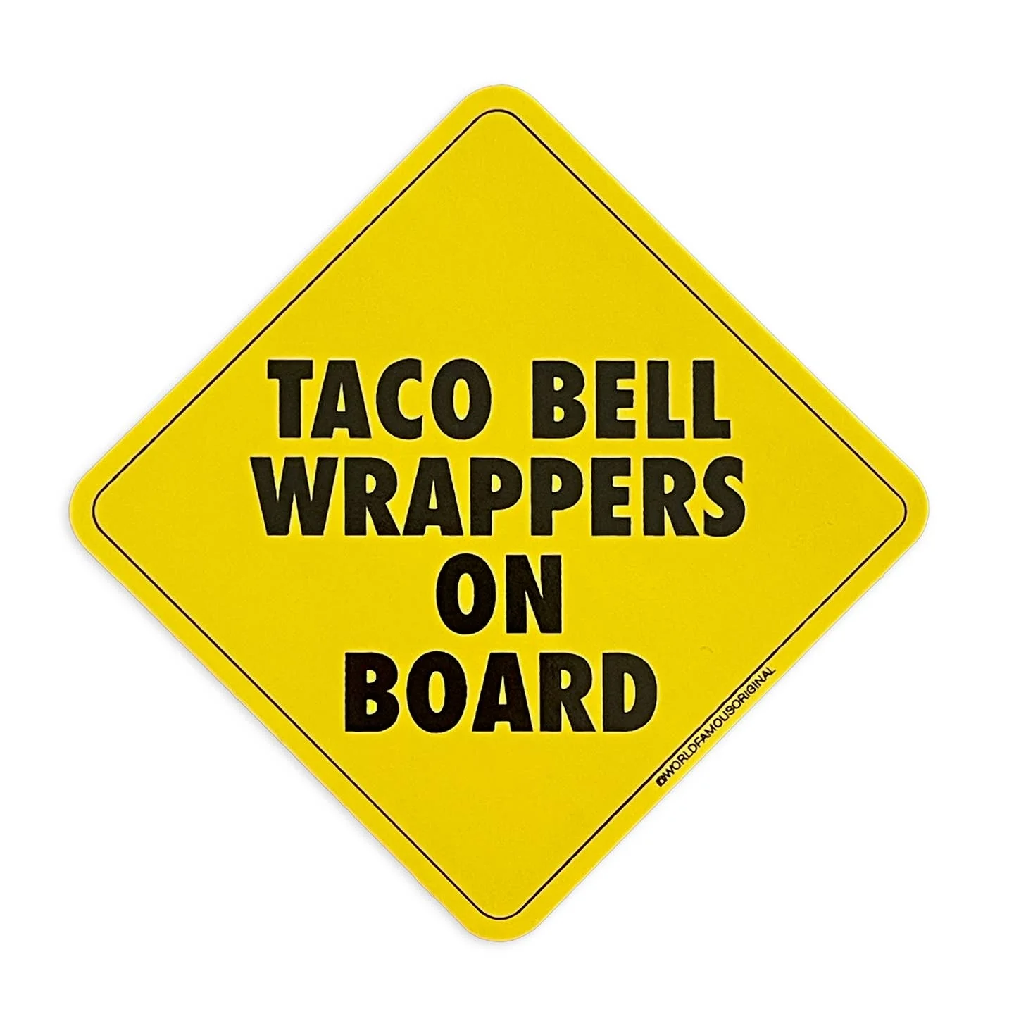 Taco Bell Wrappers Sticker