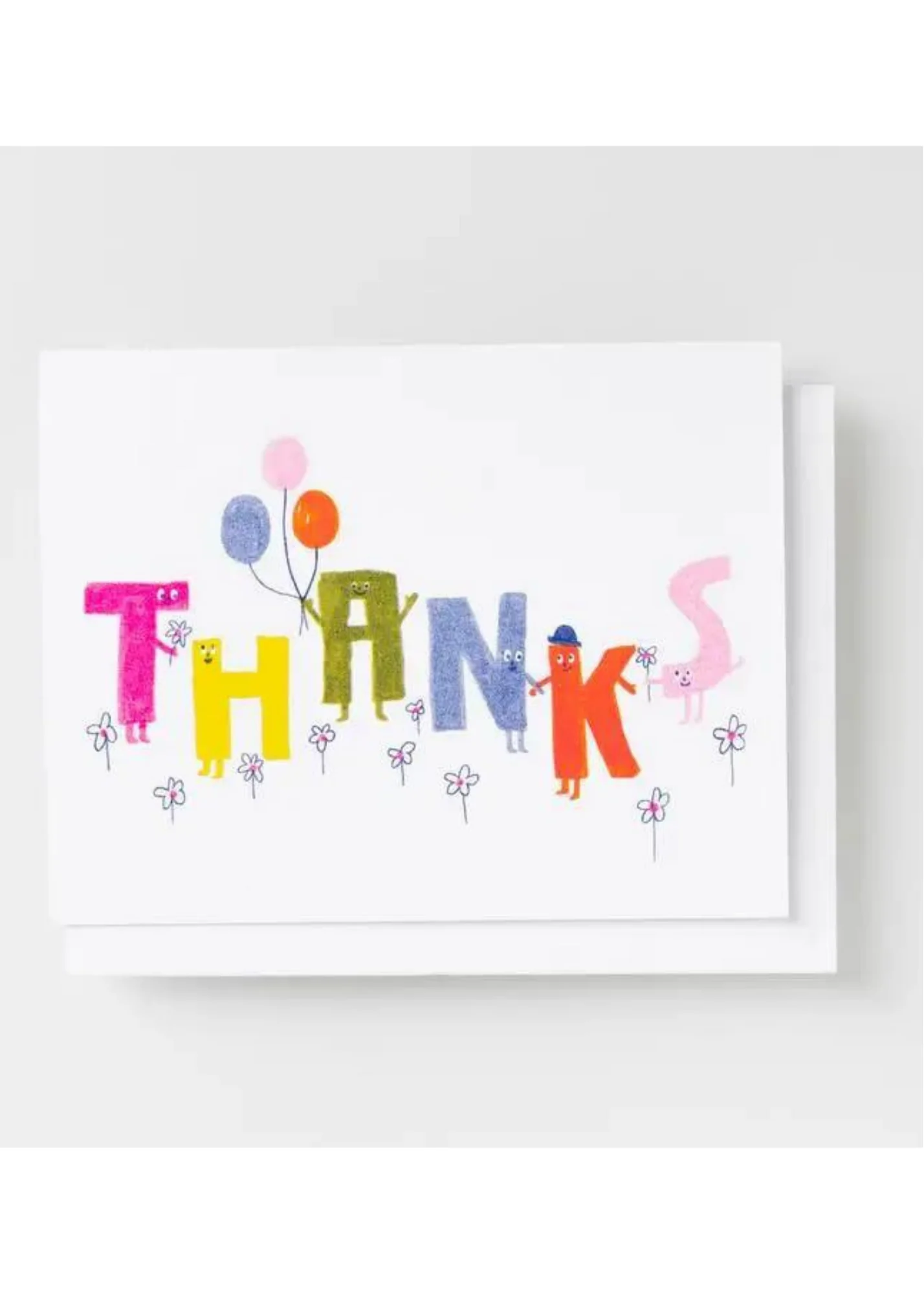 Thanks Letter Friends Card