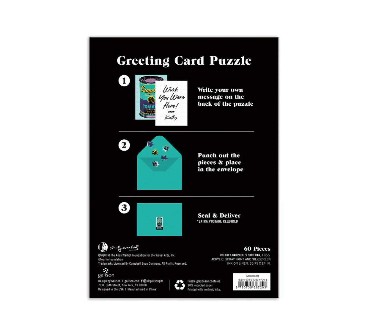 Warhol Soup Can Puzzle Card - Image 2