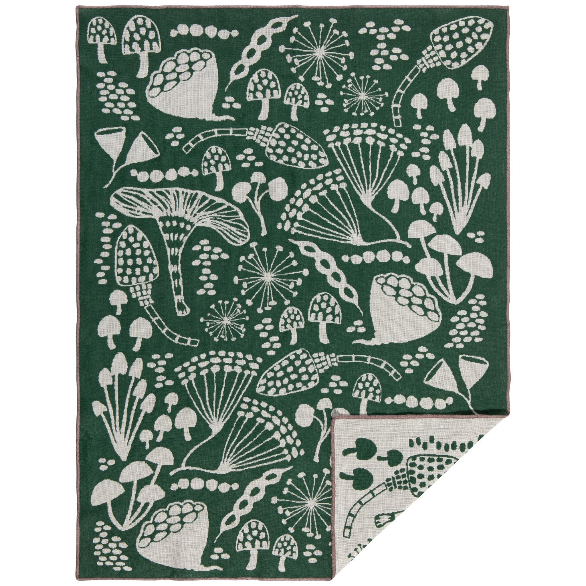 Wildgrove Mushroom Double Cloth Dishtowel